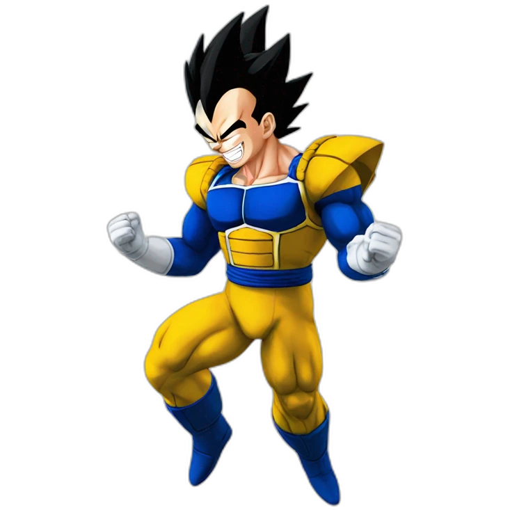 vegeta happy emoji