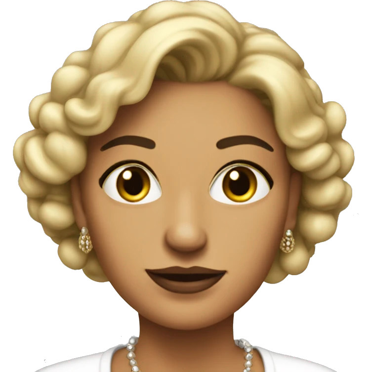 Realistic Italian 90s mob wife emoji