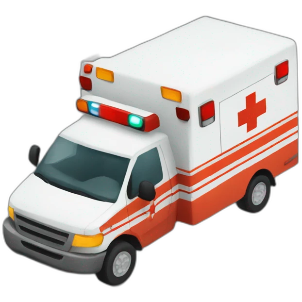 ambulance crash emoji