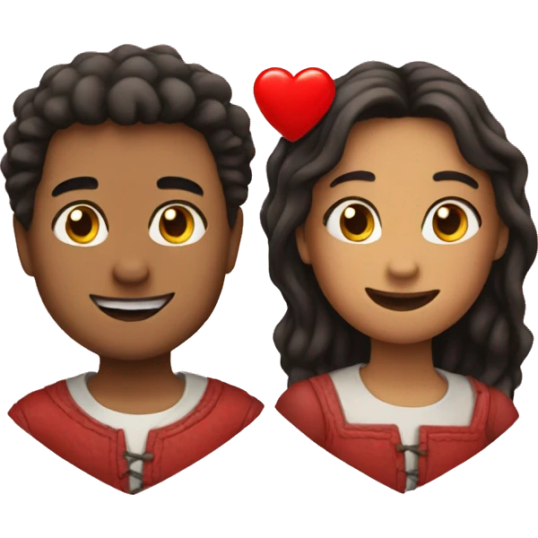 Three of hearts  emoji