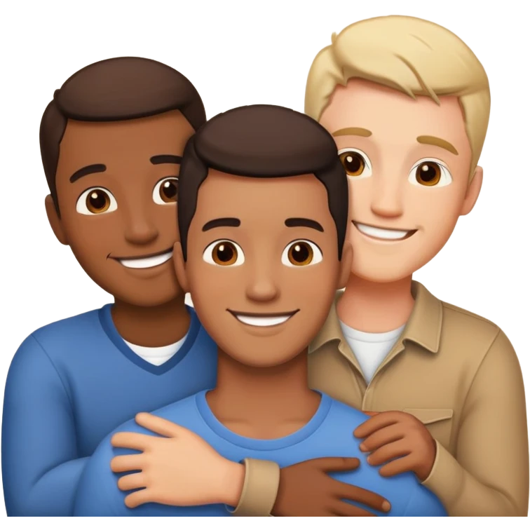 Male Gay Throuple emoji