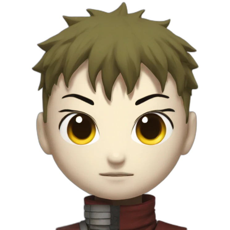 Gaara en combat emoji