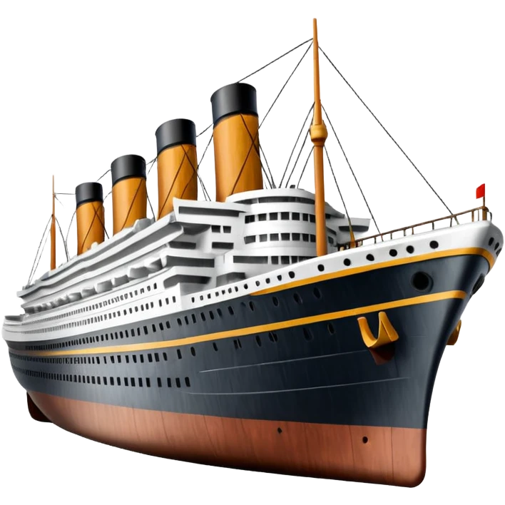Titanic ship emoji