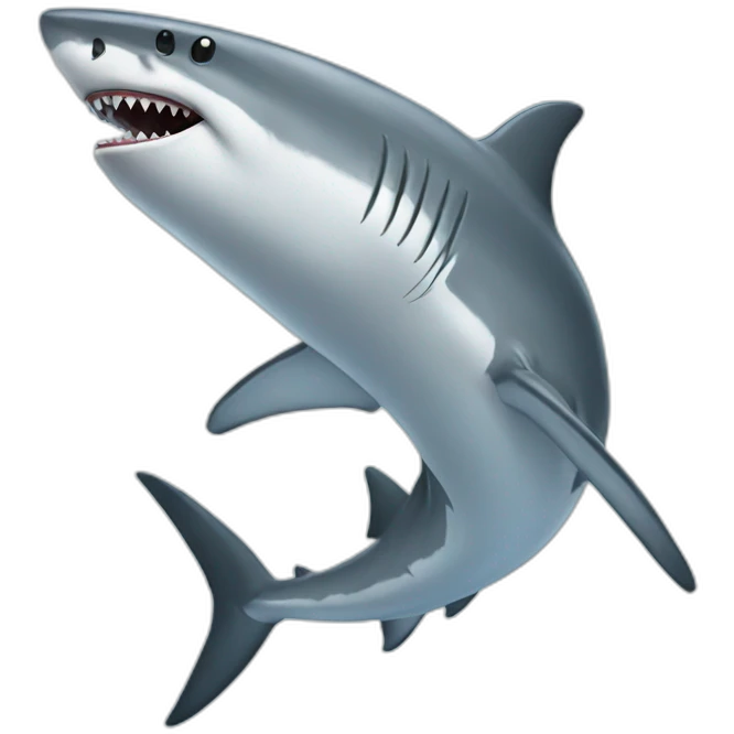 Frozen shark emoji