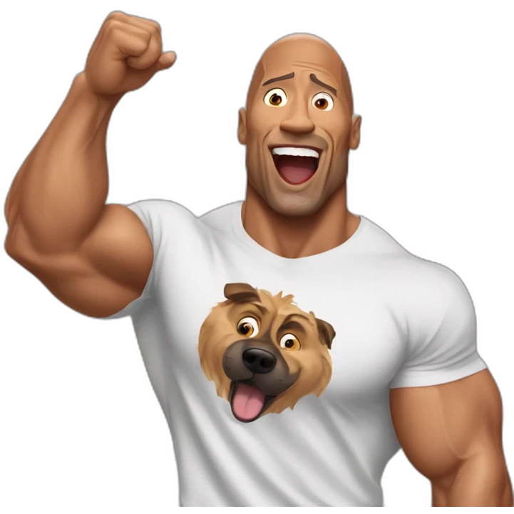 Dwayne Johnson qui hausse le sourcil emoji