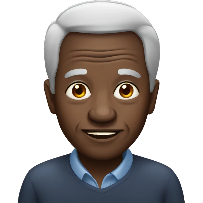 African elderly man  emoji
