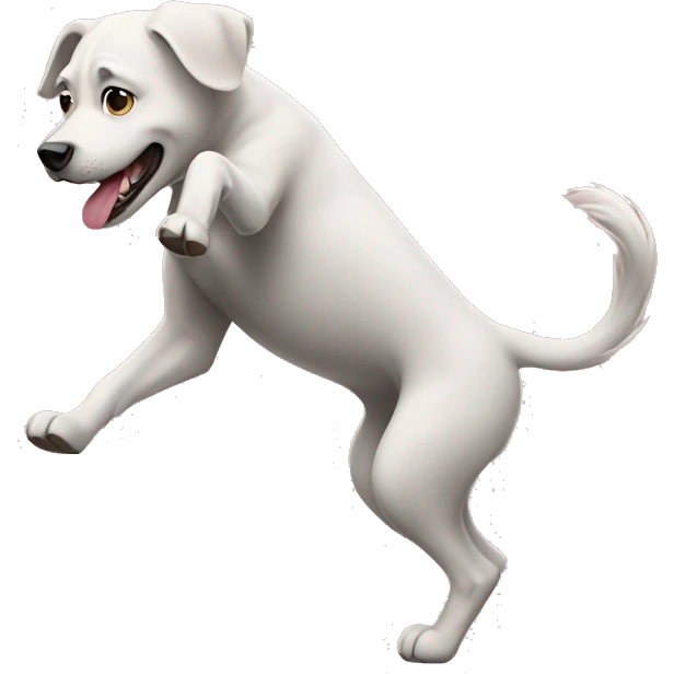 Make an emoji of a dog on two legs dancing emoji