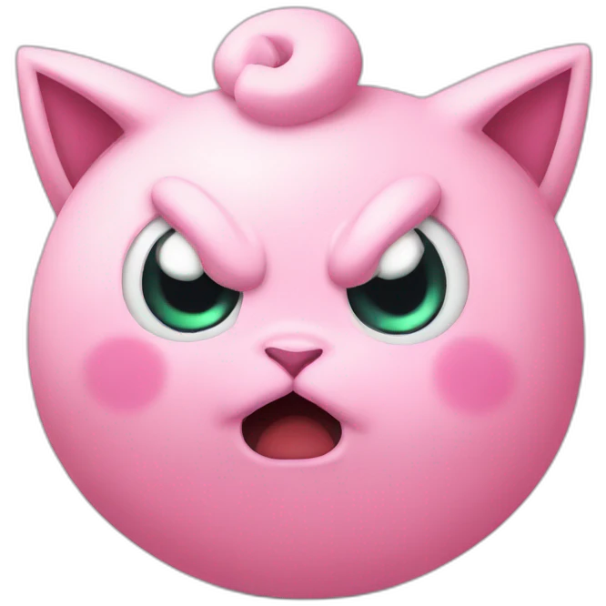 Angry jigglypuff emoji