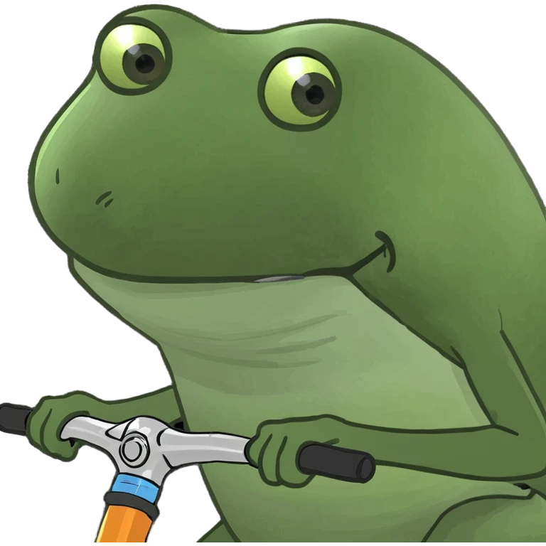 scooter with a fish emoji