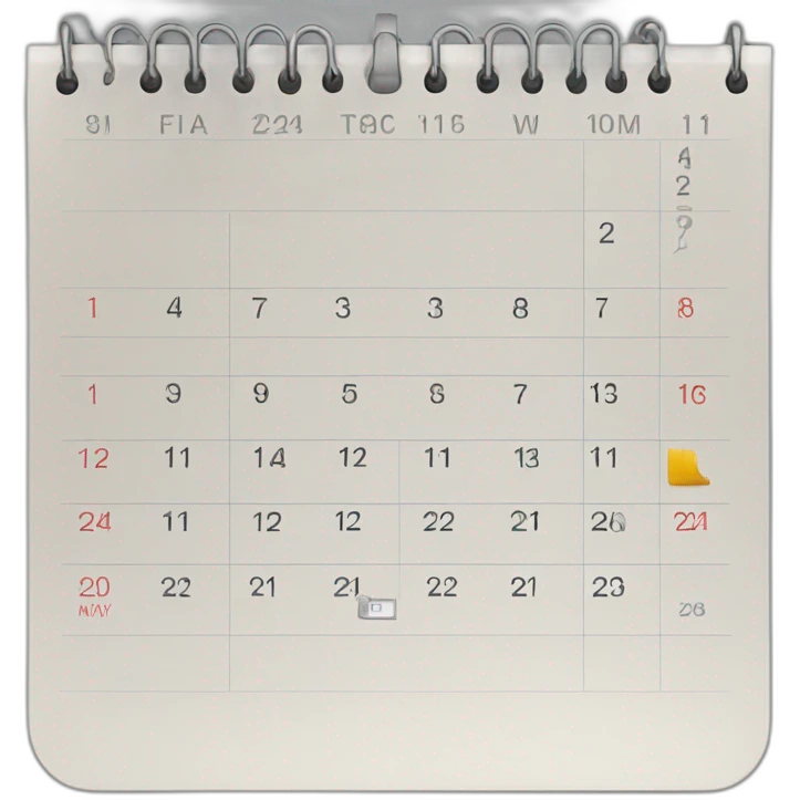 iphone calendar folding emoji