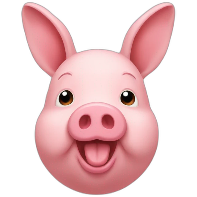 pig rabbit emoji