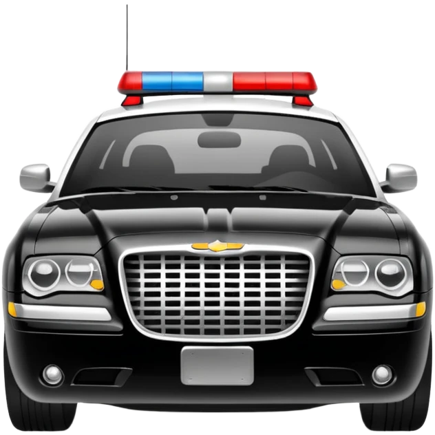 Chrysler 300 Police Car emoji