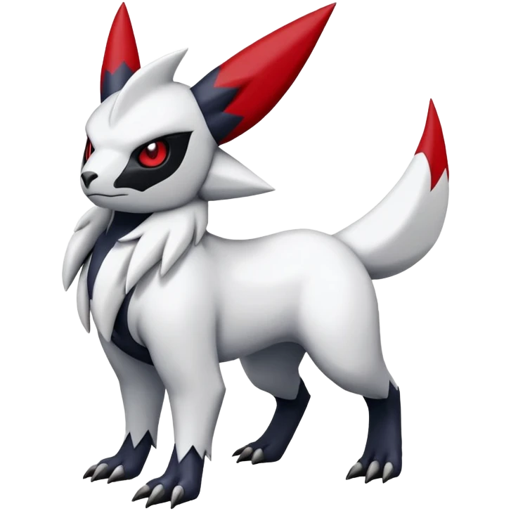 Absol-Zangoose-Fakémon-hybrid-creature (full body)  emoji