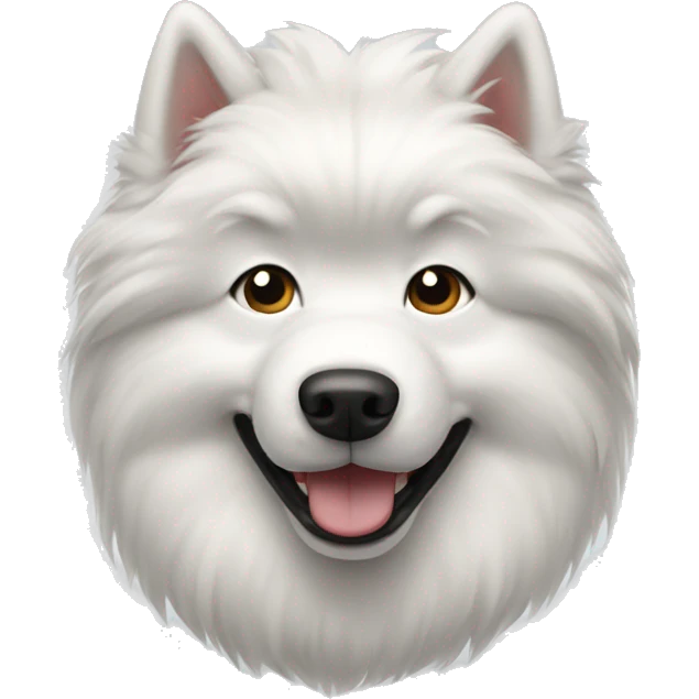 Samoyed dog emoji