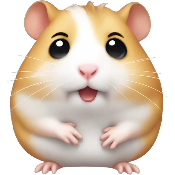 hamster with tears emoji