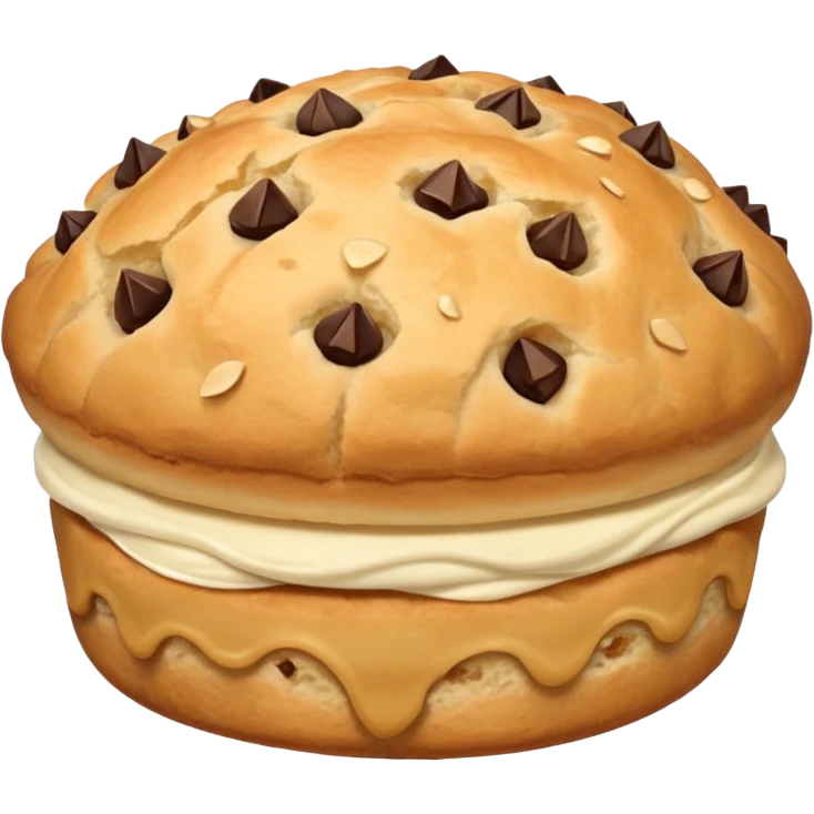 beige scone emoji