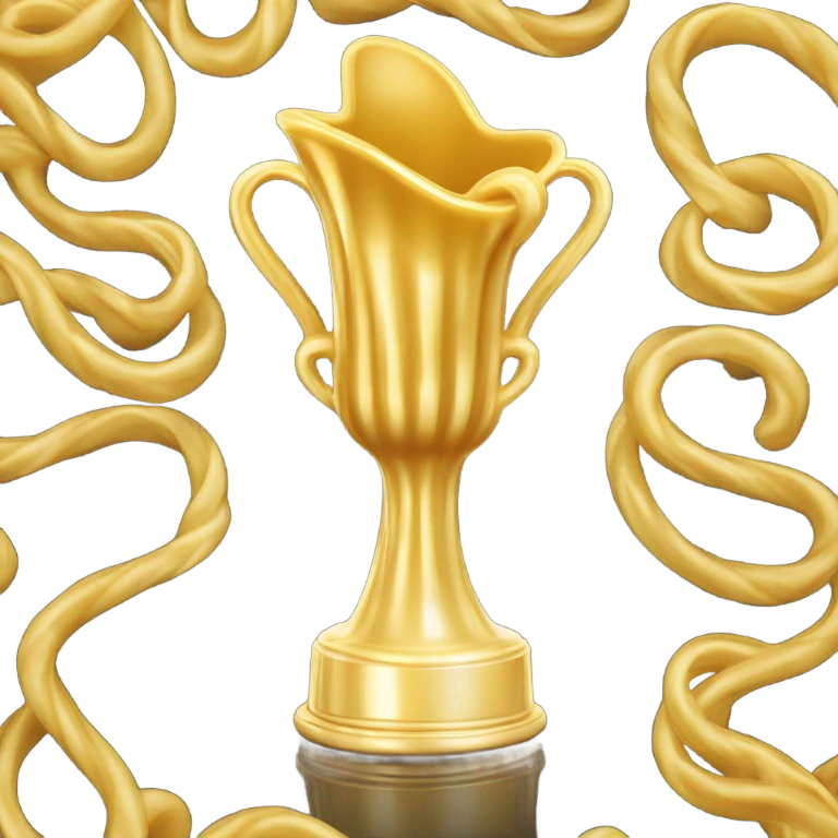 Golden Macaroni Trophy emoji