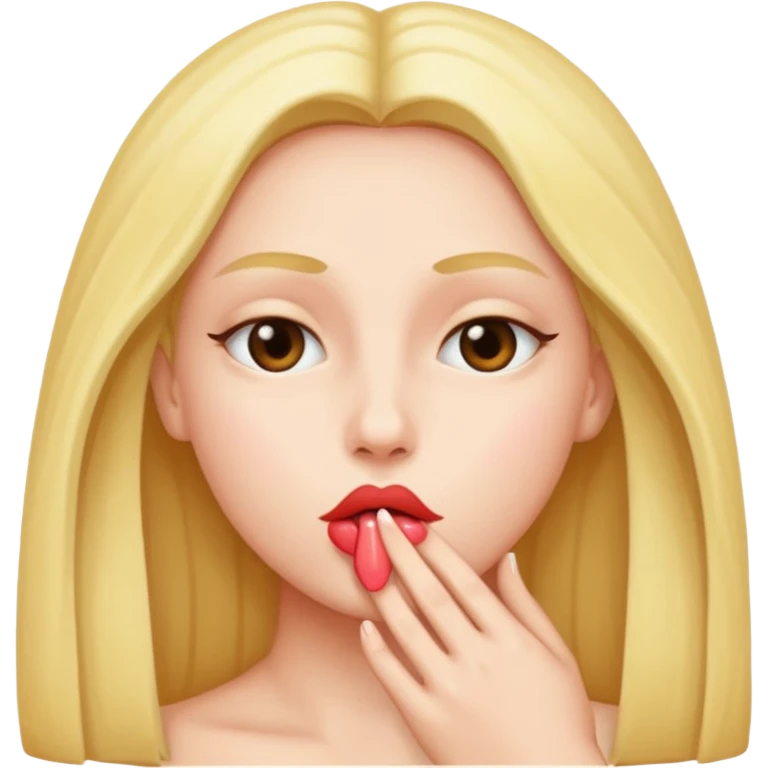 Kissing vagina emoji