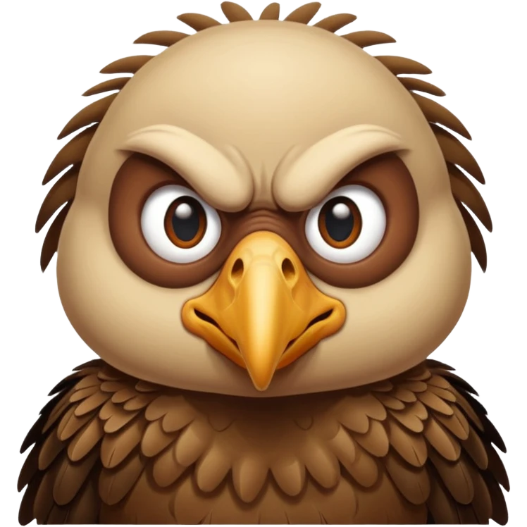 vulture - kind of menacing but in a funny comical way emoji