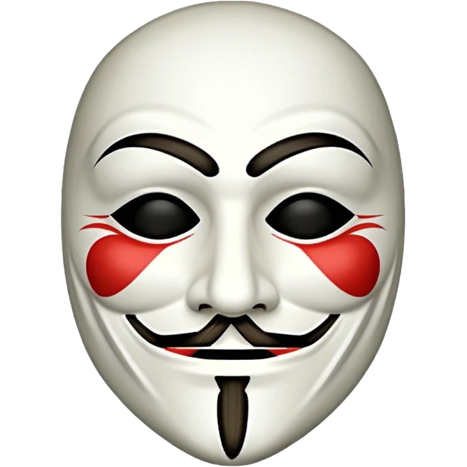 Guy Fawkes mask emoji