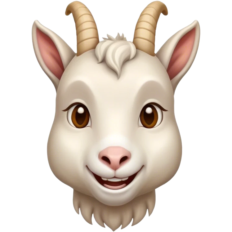 smiling goat emoji