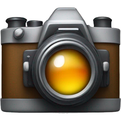 Create an emoji of a Camera that captures the essence of cinema. It should be vibrant, visually appealing, 
and embody the spirit of filmmaking. Include details that make it recognizable 
and engaging for movie lovers.
 emoji