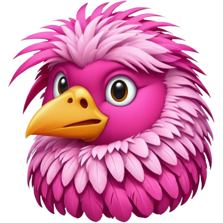 pink bird emoji