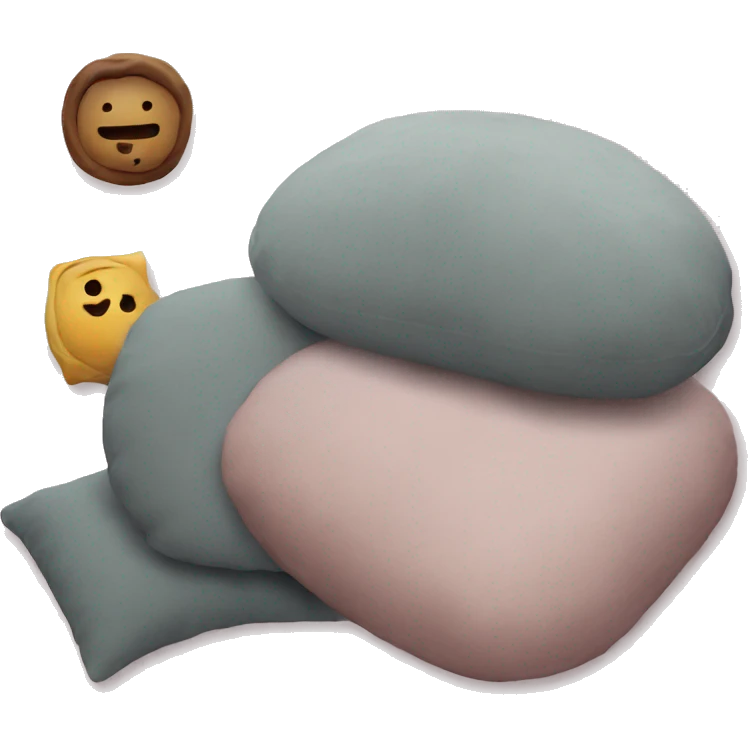 Aesthetic cozy cushion  emoji
