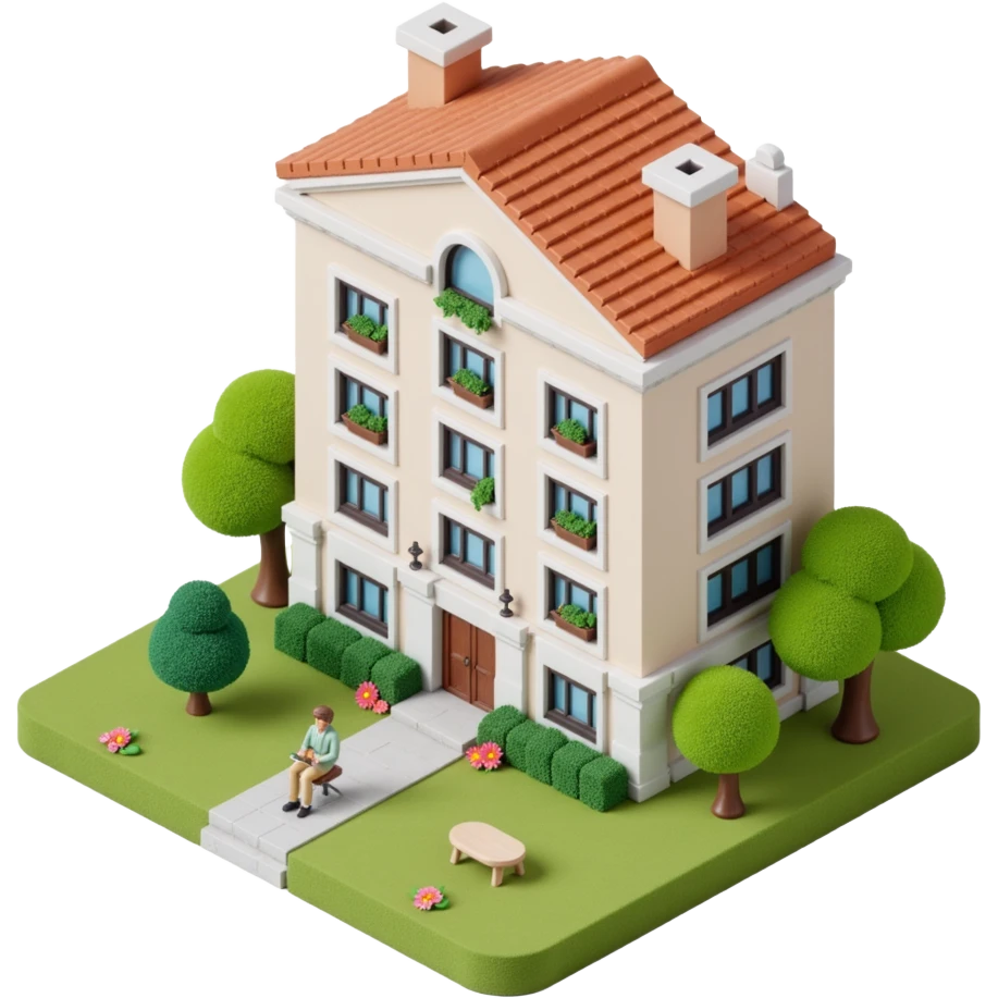 apartment building emoji