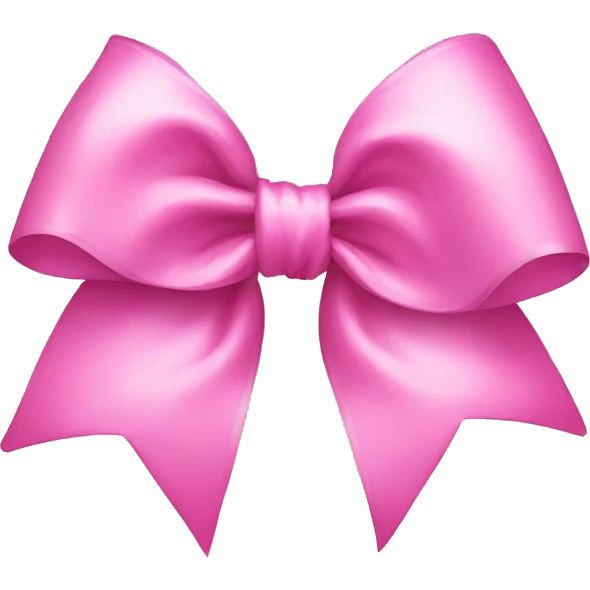 bow pink emoji