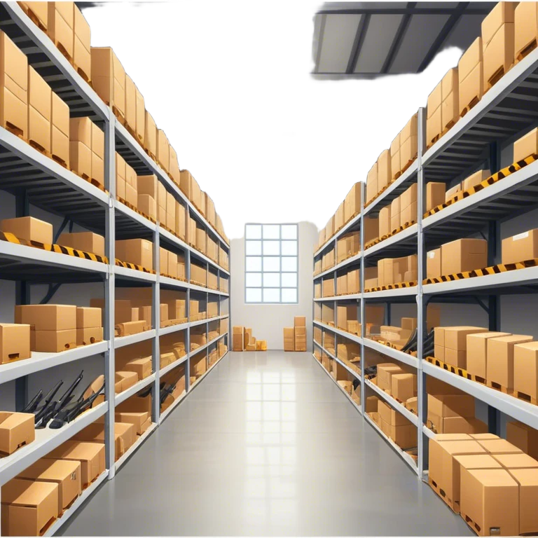 a warehouse with weapons emoji
