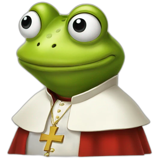 The pope frog emoji