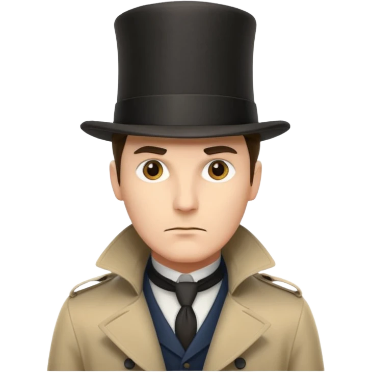Detective with top hat emoji
