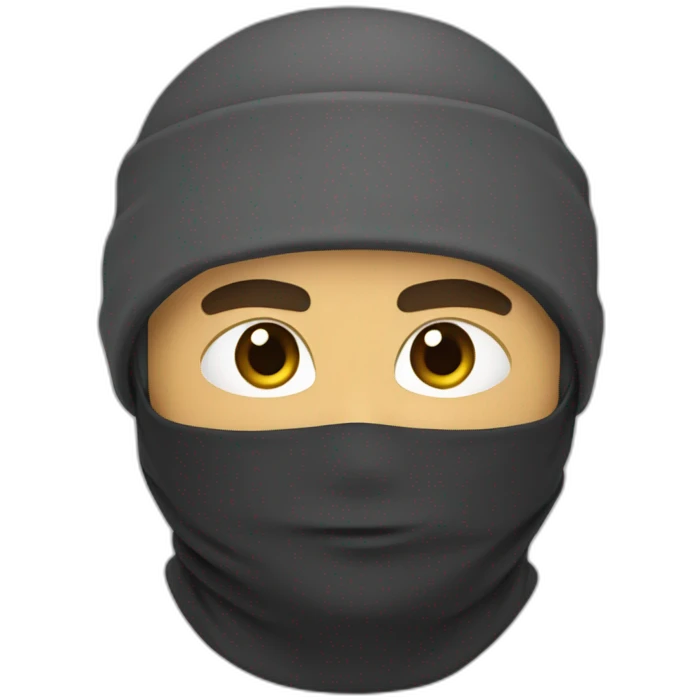 Ninja pelo suelto emoji