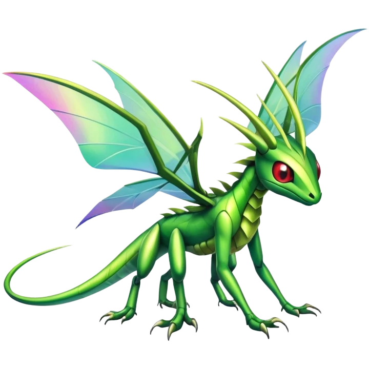 Shiny Exotic Flygon-Celebi-Scyther-Hybrid-Creature emoji