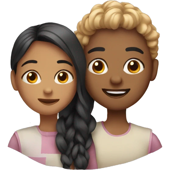 Two besties  emoji