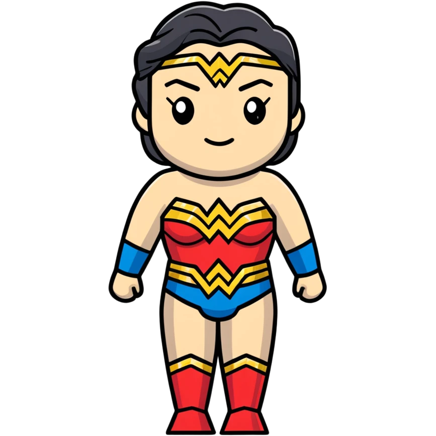 Wonder Woman superhero emoji