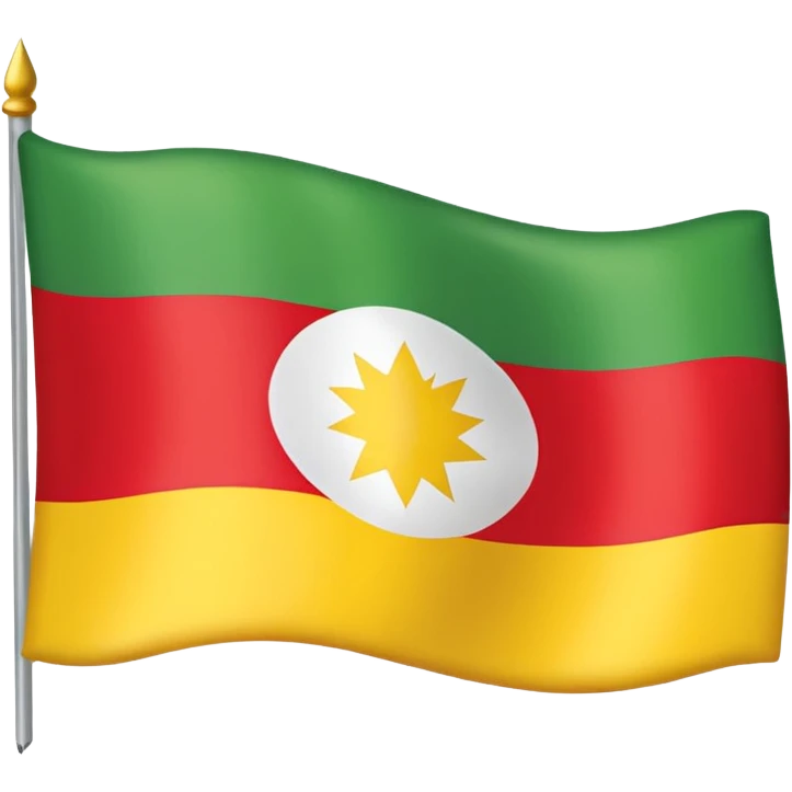 Kurdische Flagge emoji