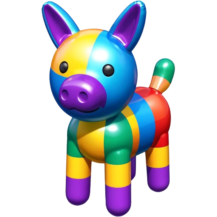   jeff koons style art SPAM pinata sculpture  emoji