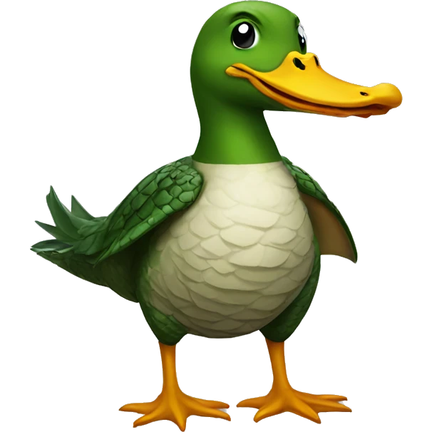 duck crocodile emoji