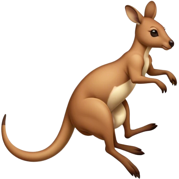 kangaroo jumping emoji