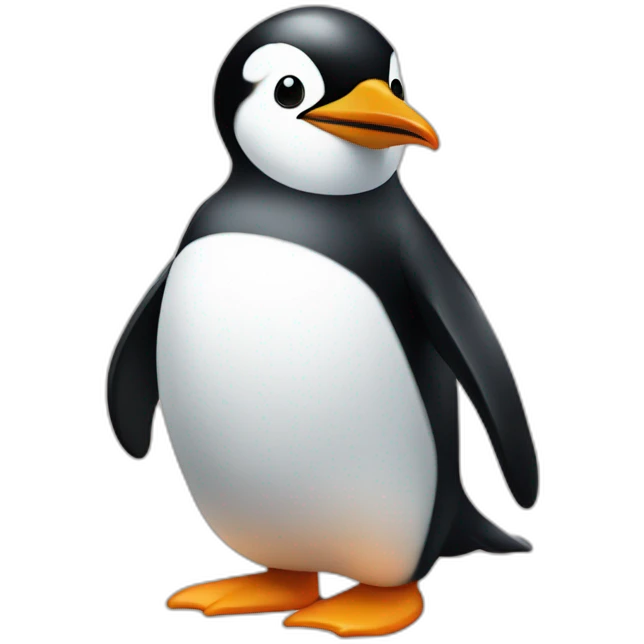 Sexy penguin emoji