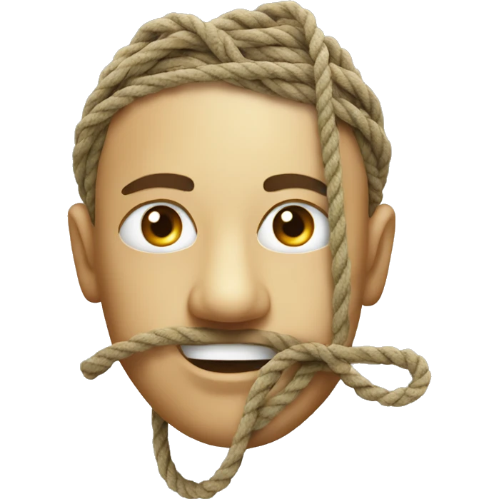 Head and rope emoji
