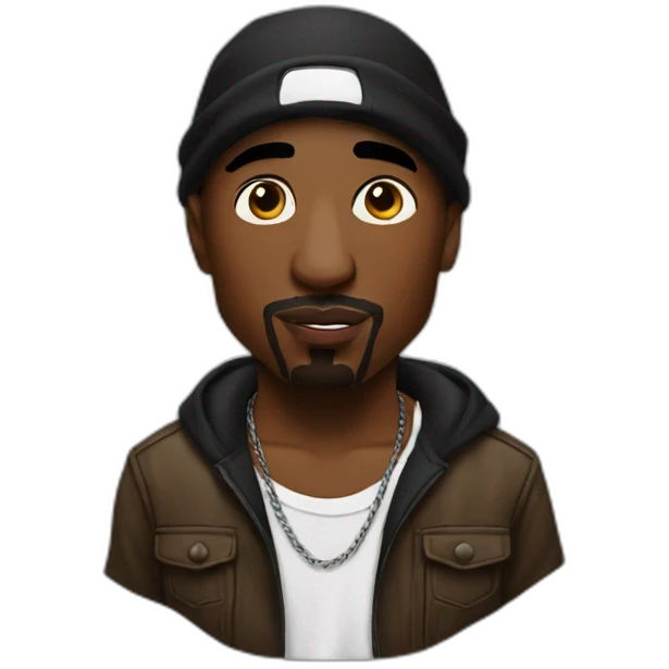 tupac emoji