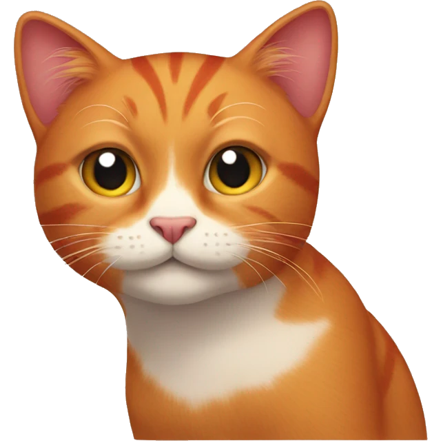 Red cat  emoji