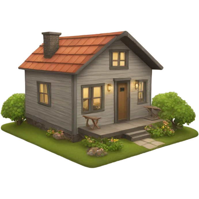 Tiny house emoji
