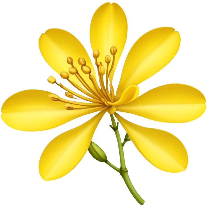 Cassia fistula flower  emoji