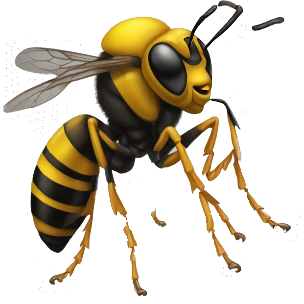 Homeless wasp emoji