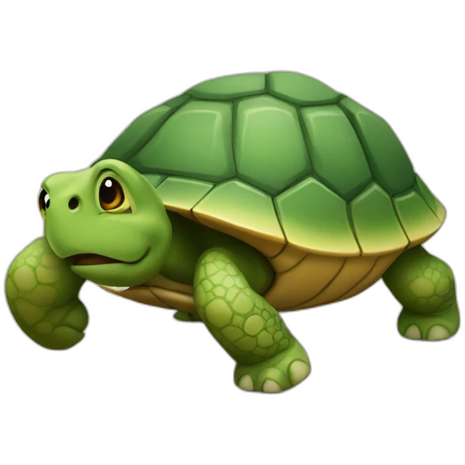 Chat sur tortue emoji