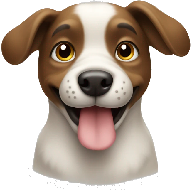 A cute dog giving thumbs up emoji